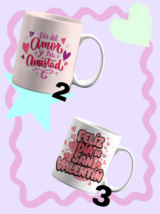 TAZAS de San Valentin